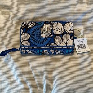Vera Bradley Turn Lock Wallet Blue Bayou